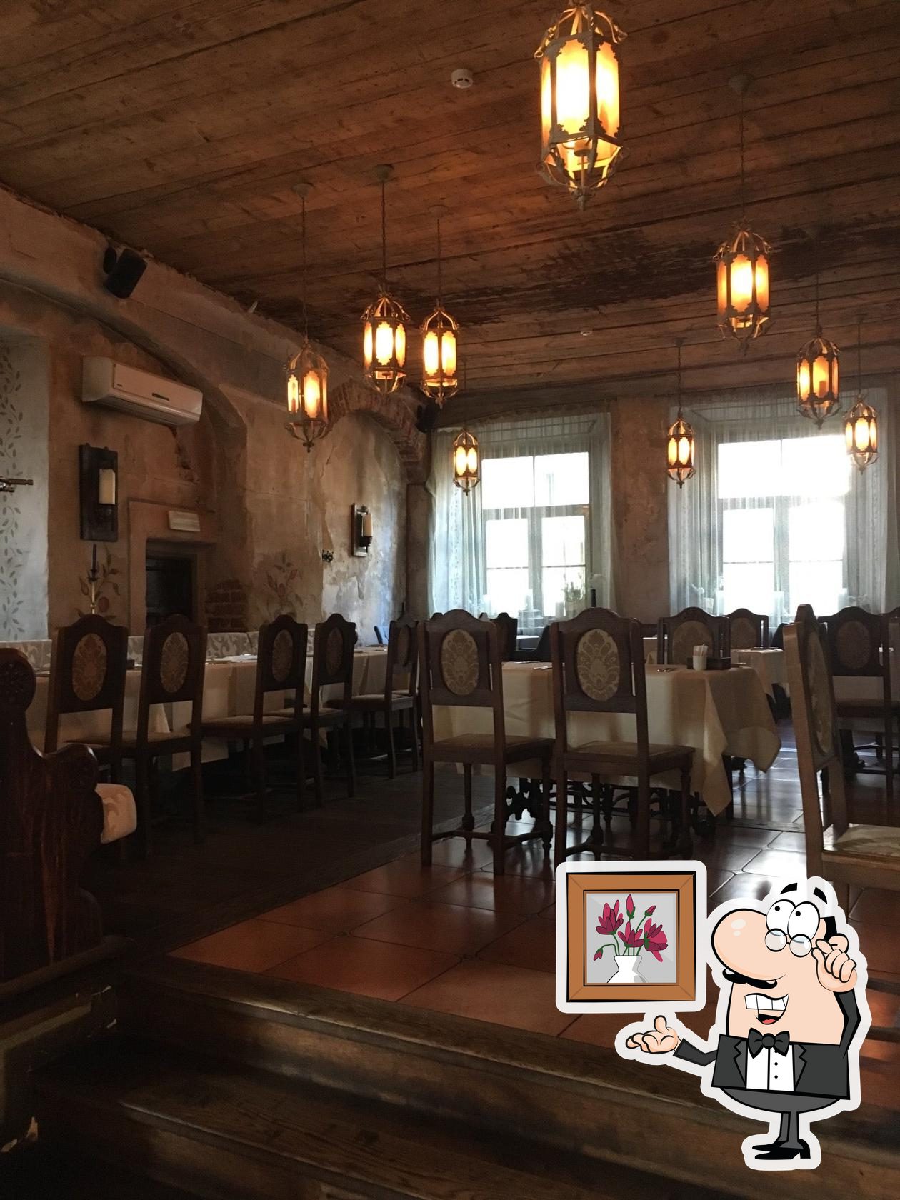Интерьер "Restaurant Zilā Govs".