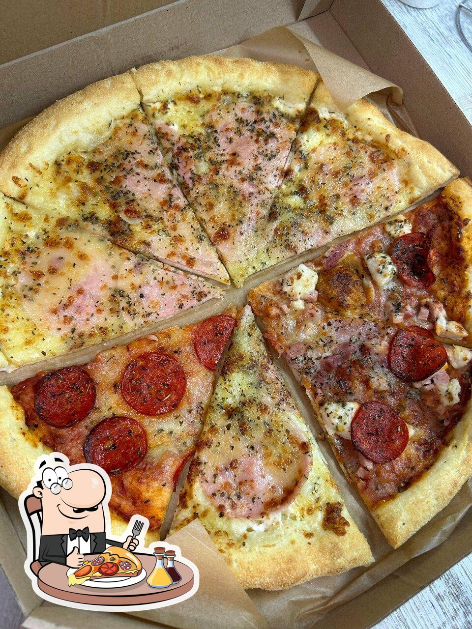 В "Паста и Пицца" вы можете попробовать  пиццу.