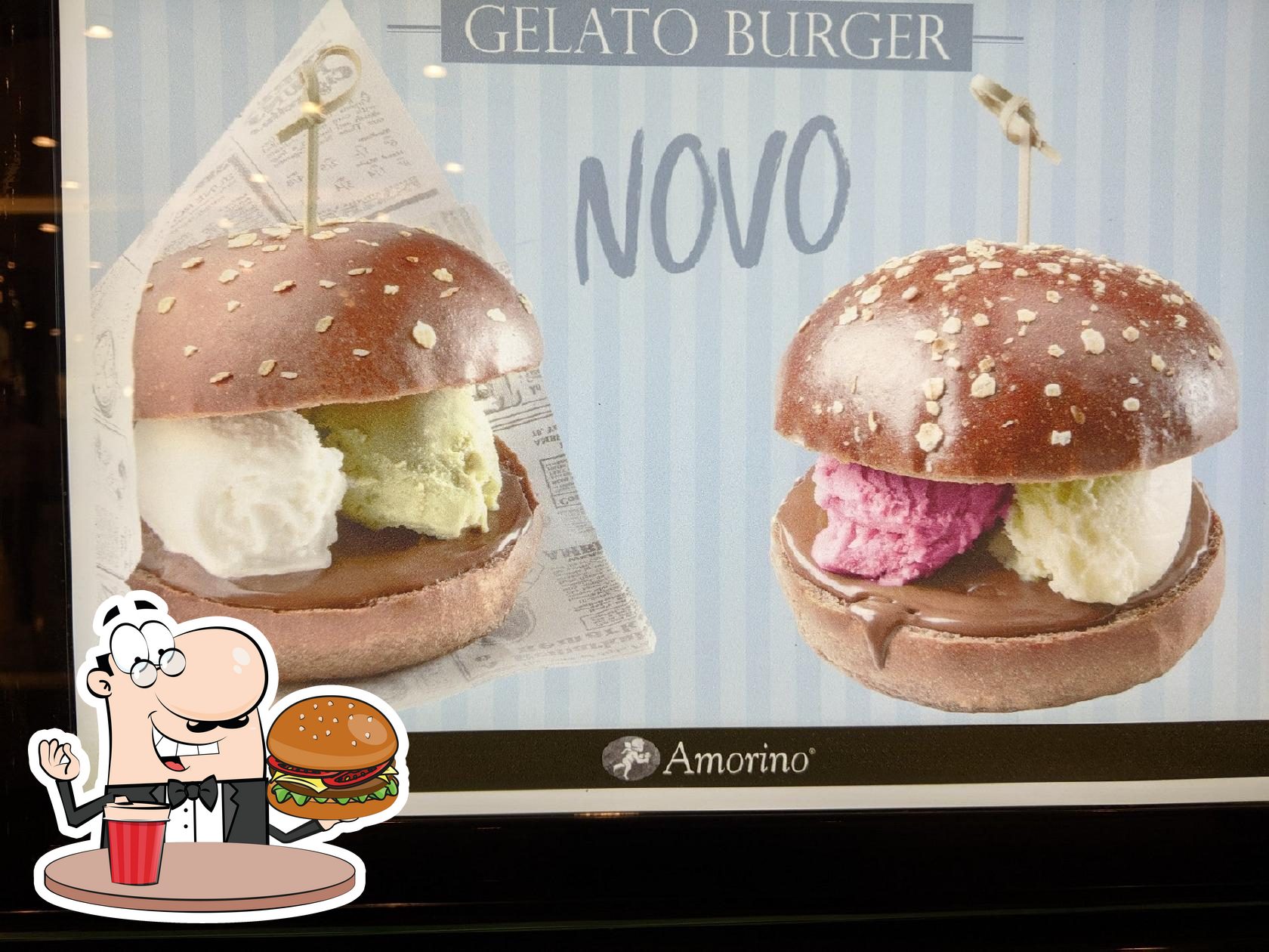 "Amorino Gelato - Lisboa Vasco Da Gama" предлагает   множество вариантов для любителей гамбургеров.