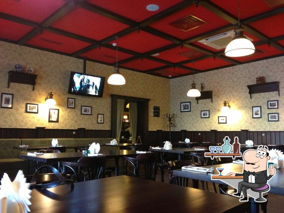 Посмотрите на внутренний интерьер "Patrik Pub".