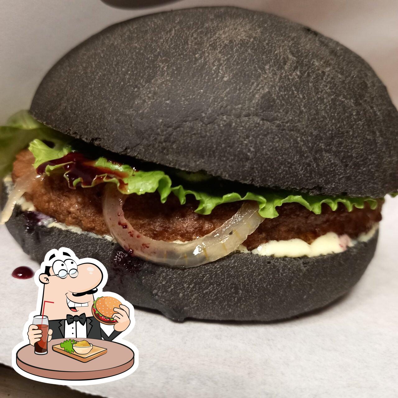 В "Burger club" вы можете попробовать  гамбургеры.