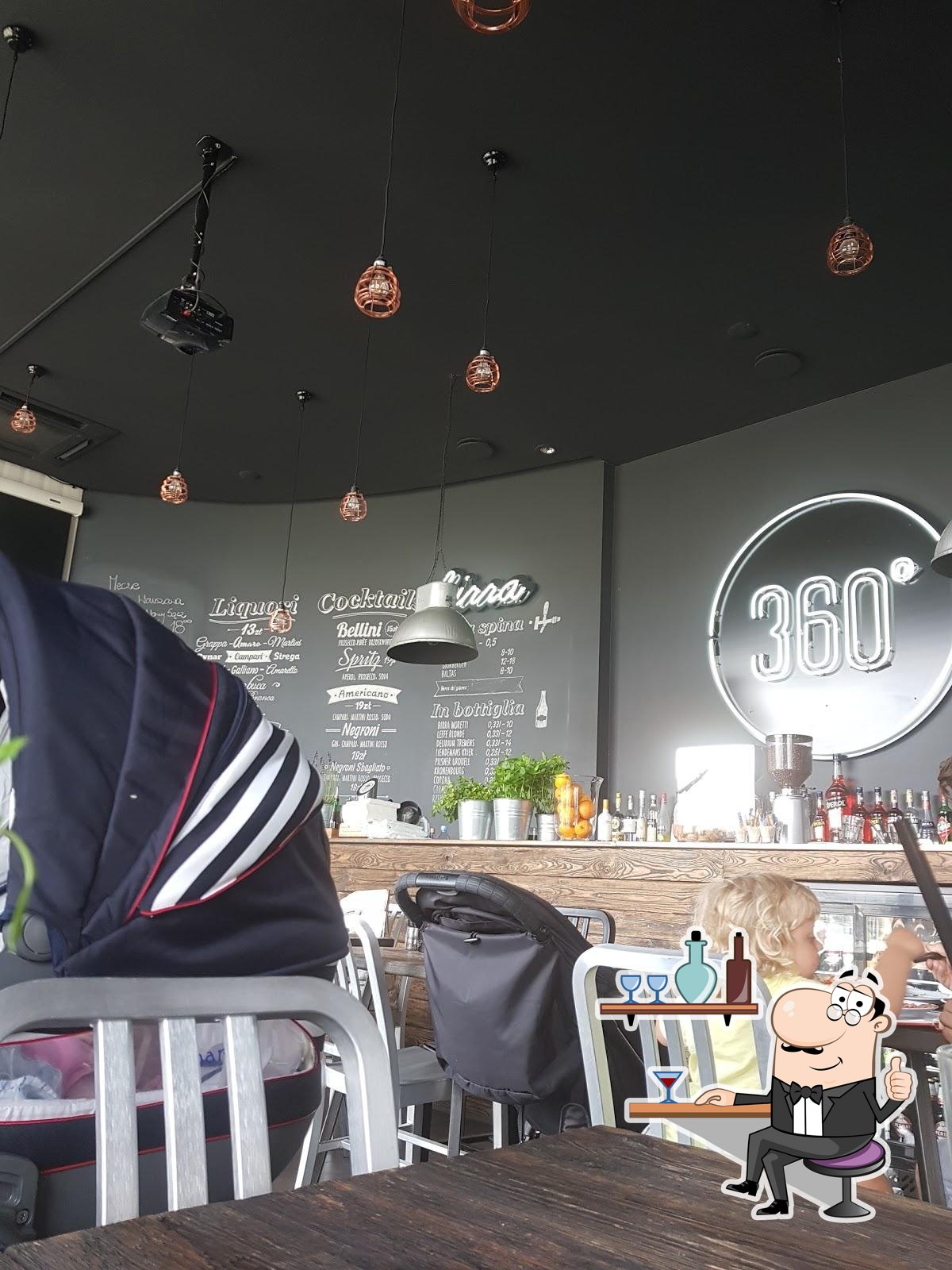 Посмотрите на внутренний интерьер "Pizzeria 360° Wilanów".