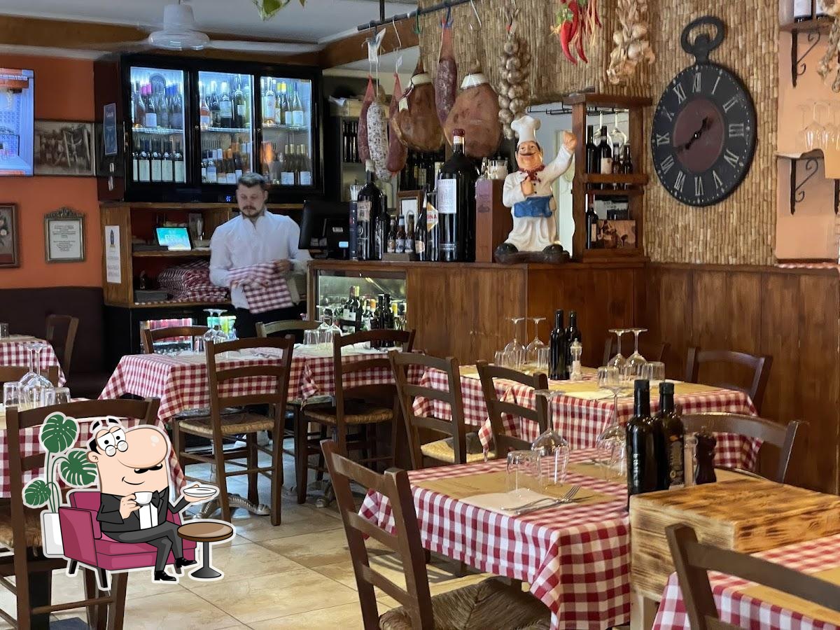 Интерьер "Osteria del Proconsolo".
