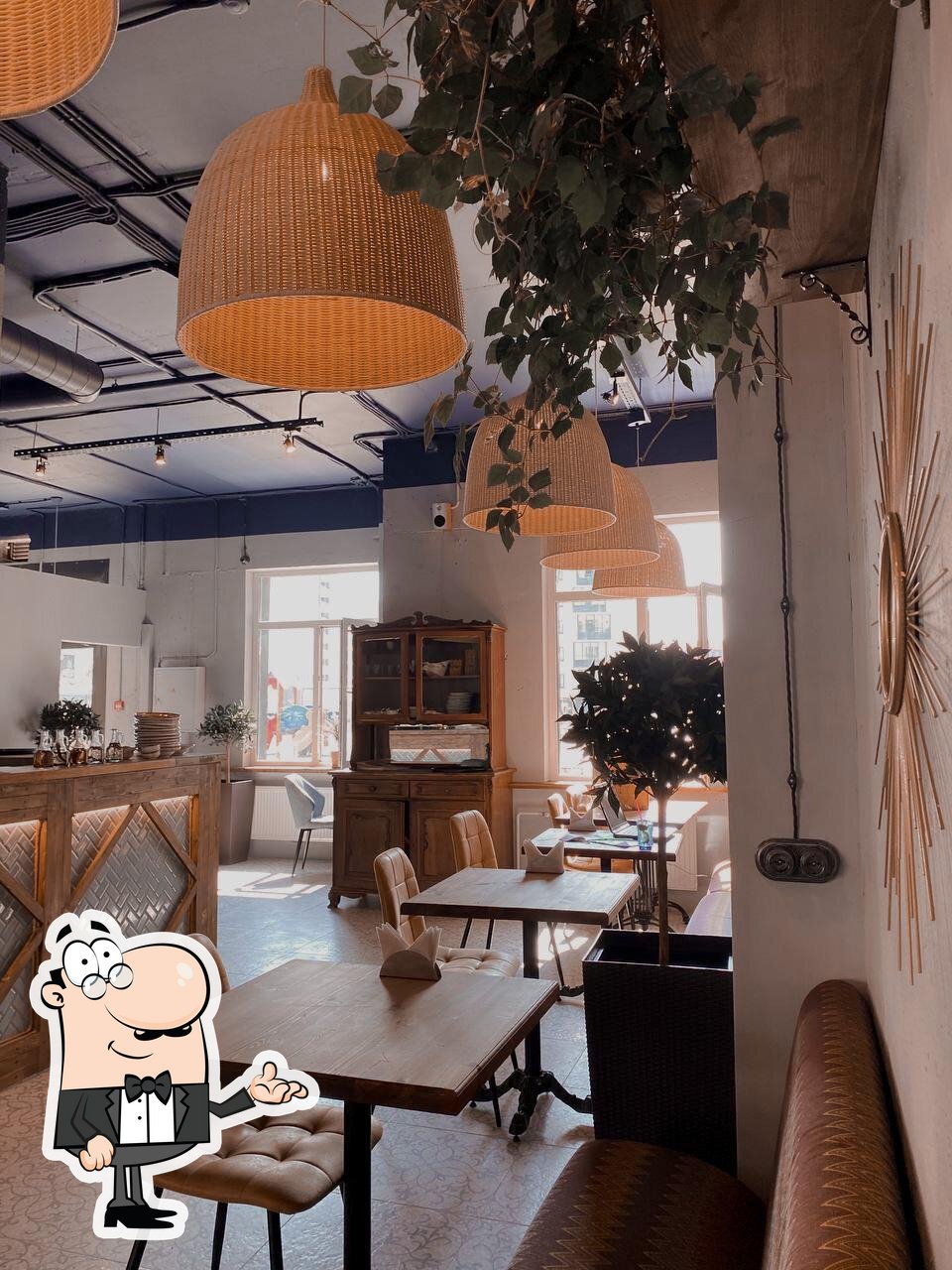 Интерьер "Ave pizza".