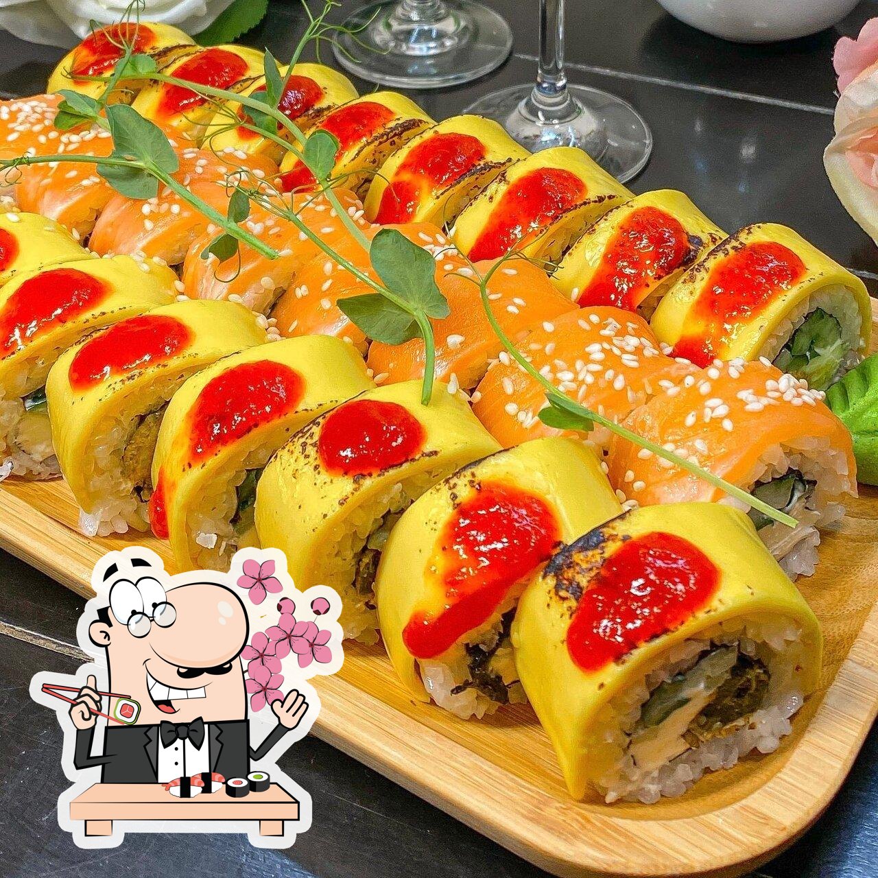 В "NamiSushi" попробуйте суши и роллы.