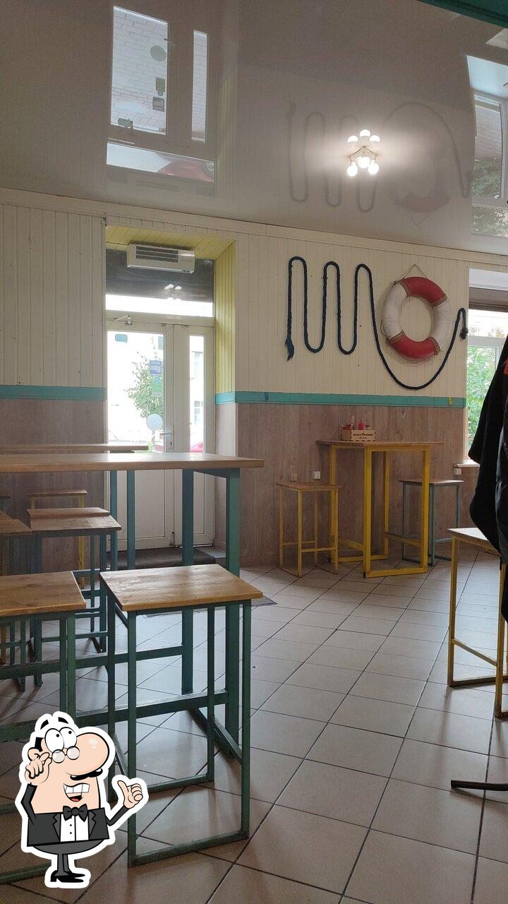 Интерьер "Много рыбы".