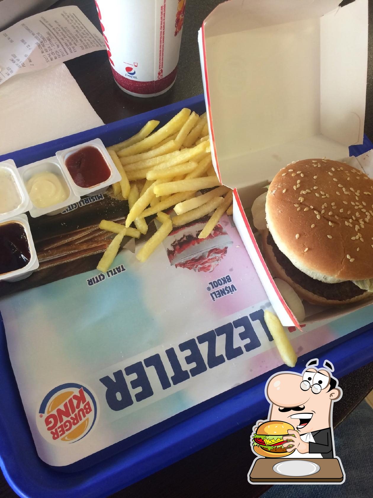 "Burger King"  предоставляет  широкий ассортимент  вариантов для любителей гамбургеров.