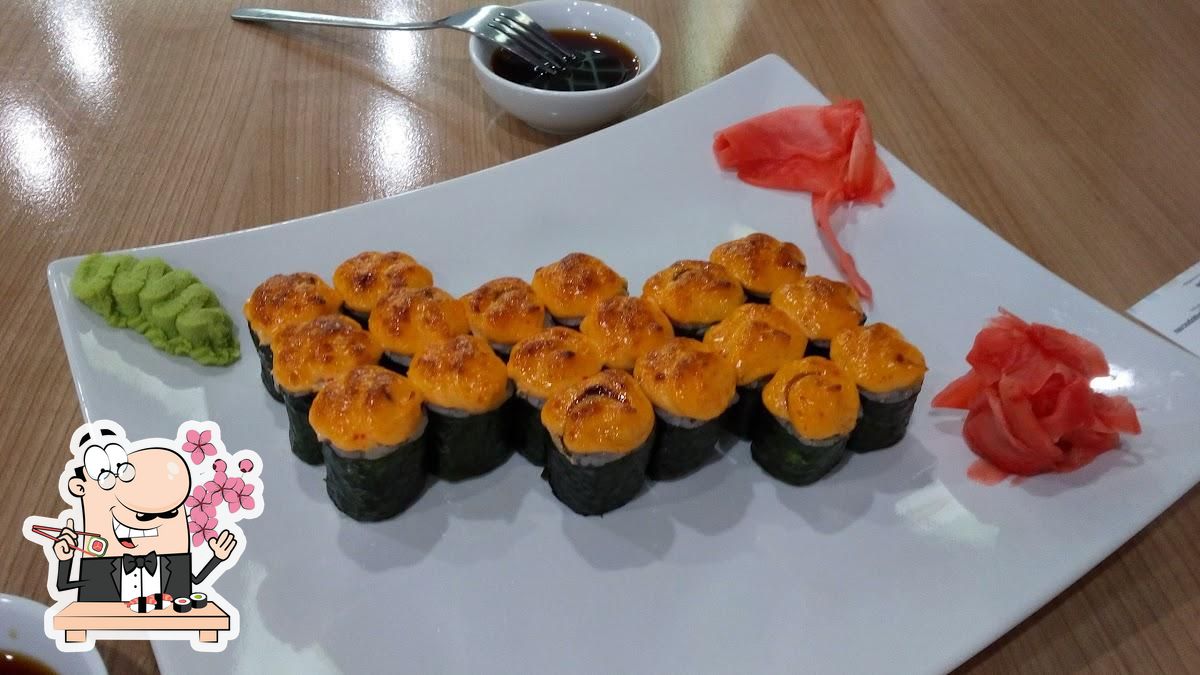 В "Tasty Sushi" предлагают суши и роллы.