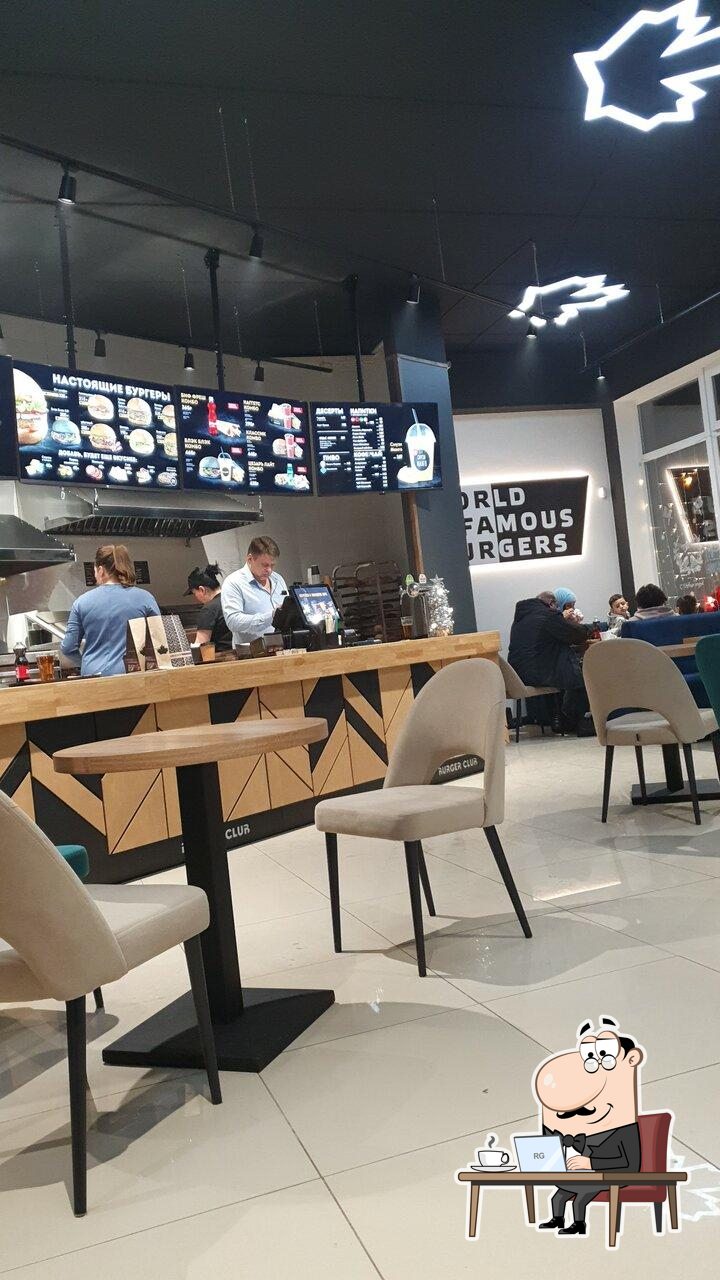 Интерьер "Burger club".