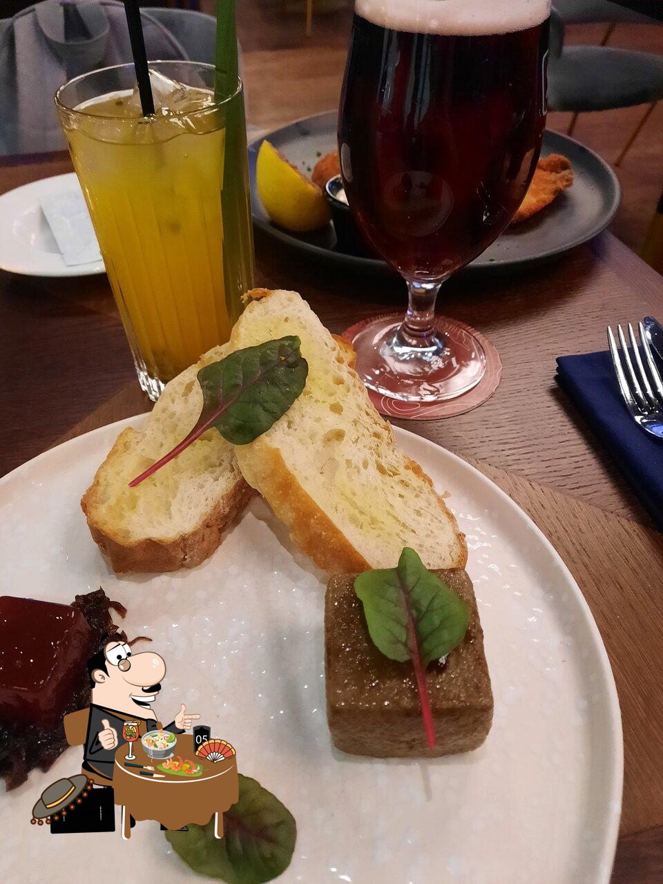 Блюда в "Brasserie Lambic"