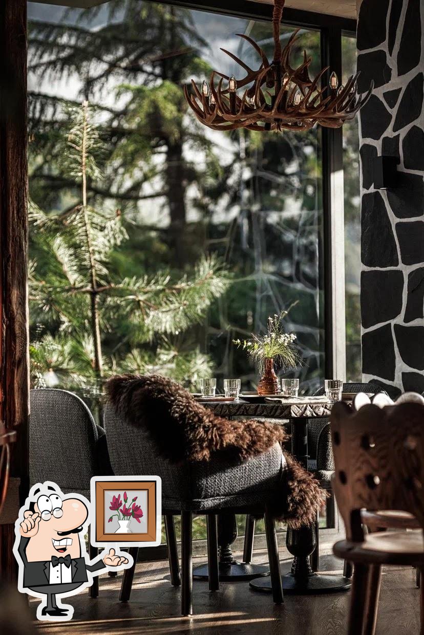 Посмотрите на внутренний интерьер "Co-Co Chalet".