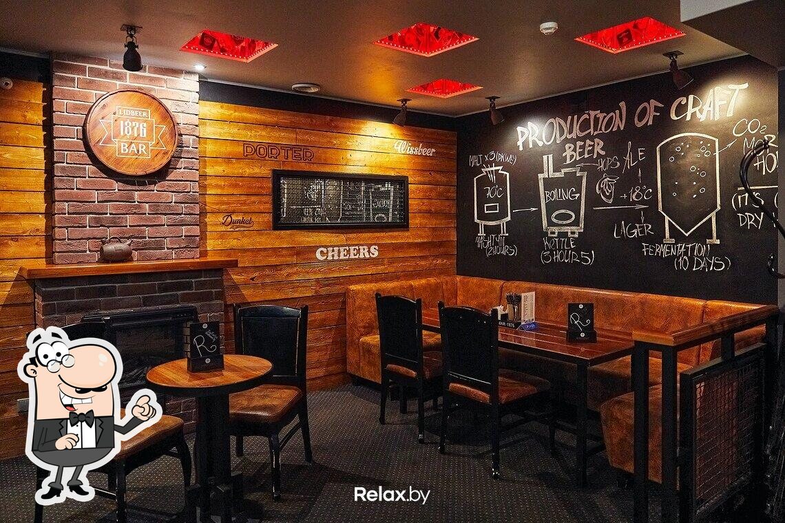 Посмотрите на внутренний интерьер "Lidbeer Bar 1876".