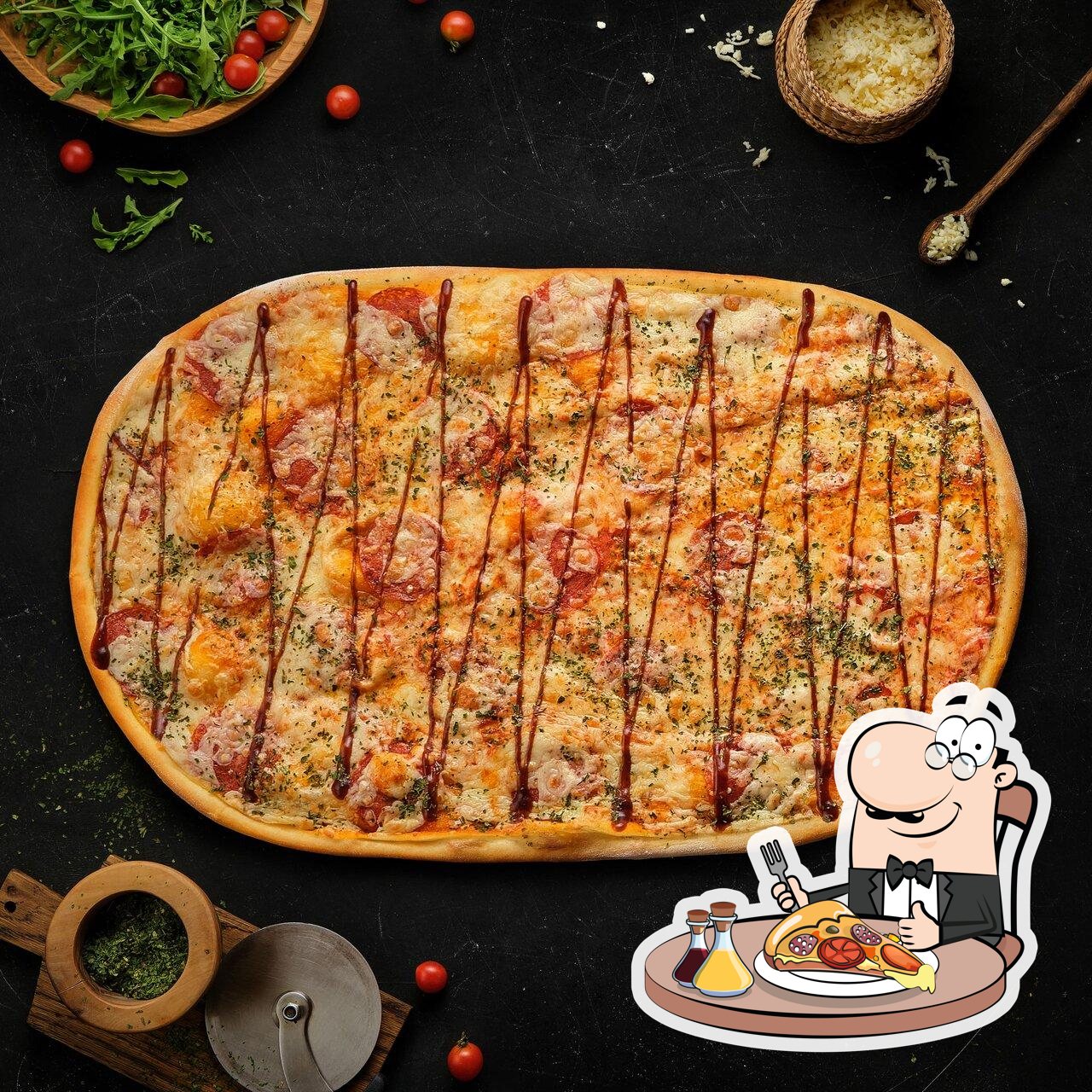 В "Epic pizza" вы можете попробовать  пиццу.