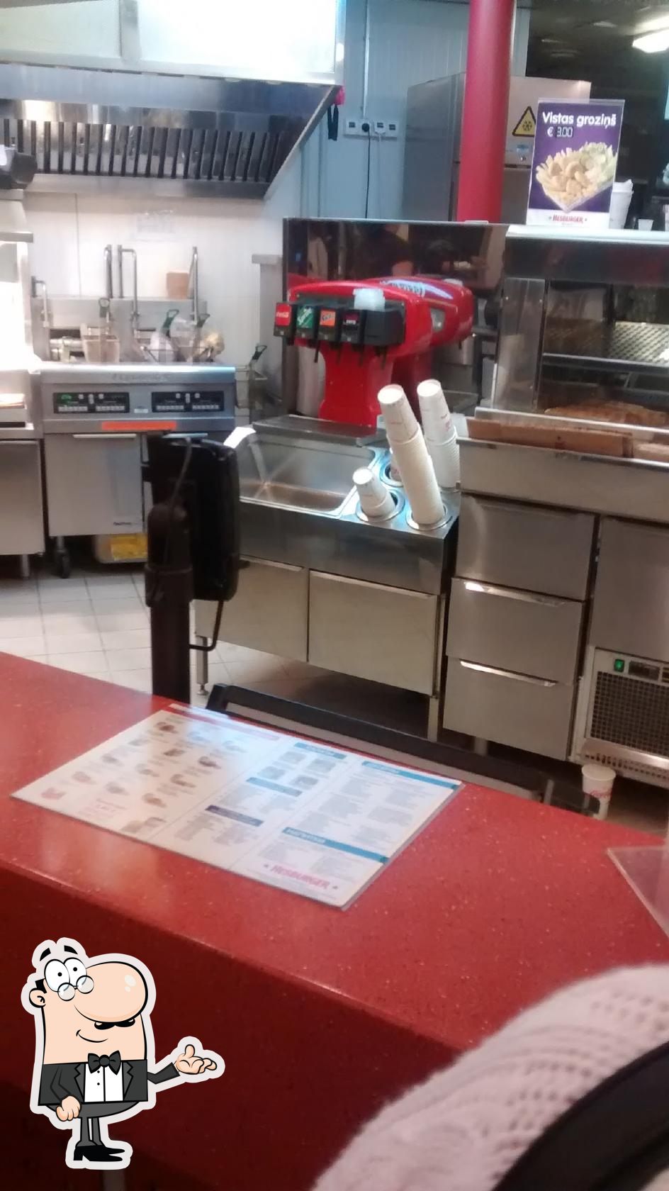 Интерьер "Hesburger Daugavpils".