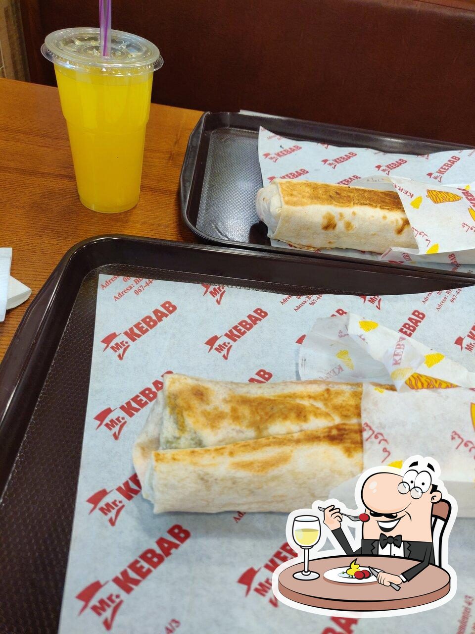 Блюда в "Mr. Kebab"