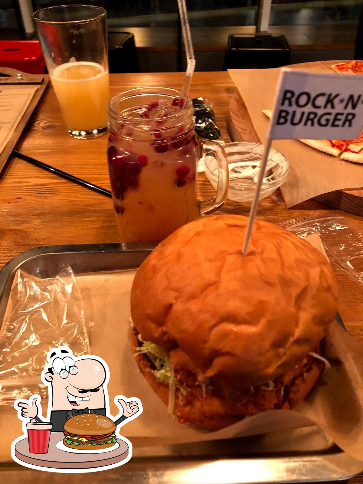 В "Rock N Burger - Burger bar & Sidreria" вы можете  отведать гамбургеры.
