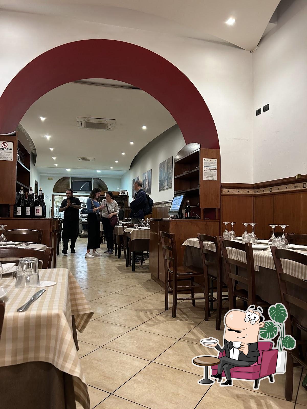 Интерьер "Osteria Ragno d'oro".
