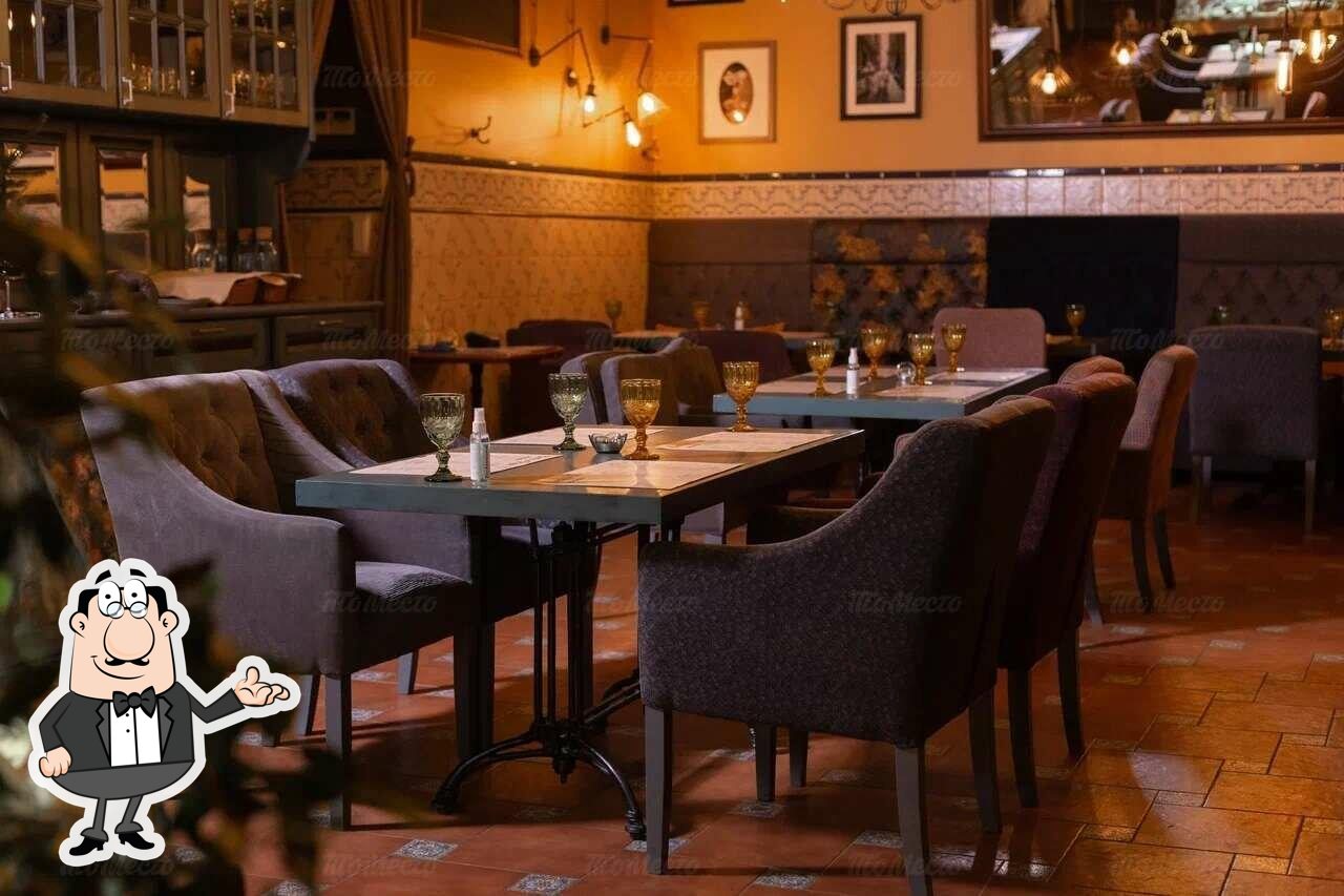 Интерьер "Cacio e Pepe".