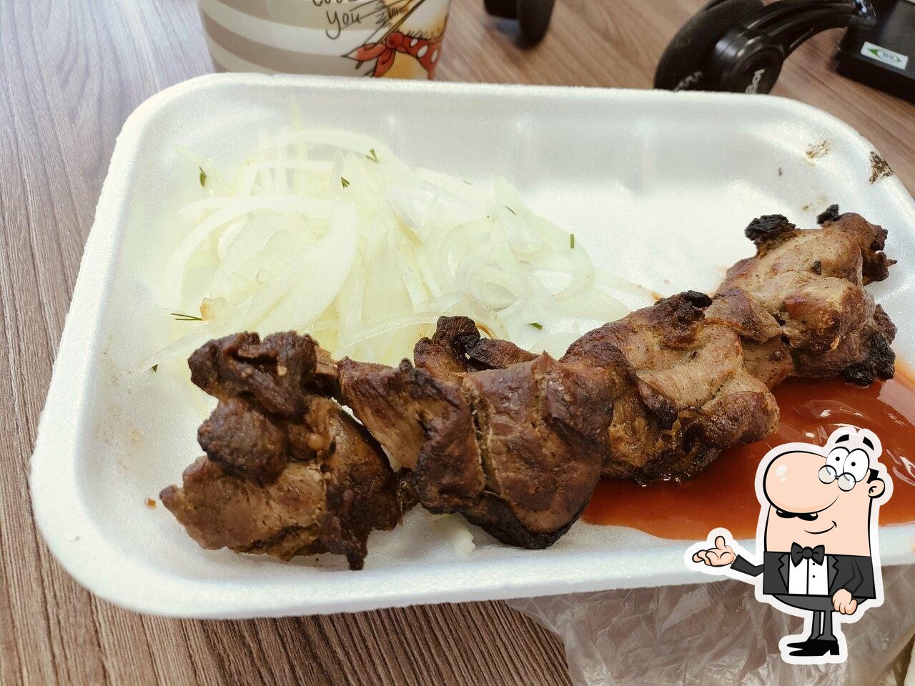 Посмотрите на внутренний интерьер "Мясо на углях".