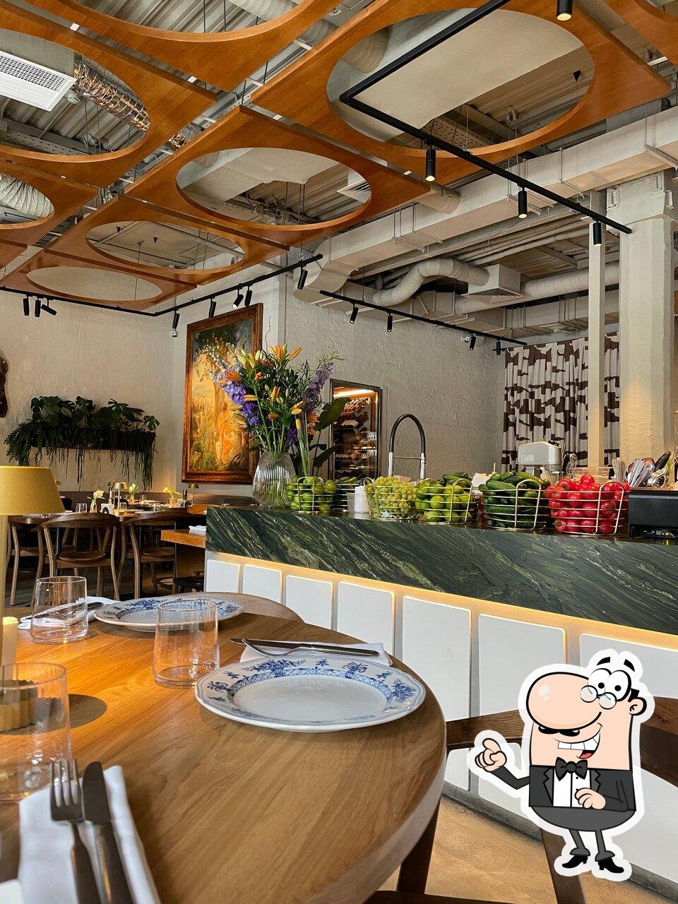 Интерьер "Greeks&Pasta".