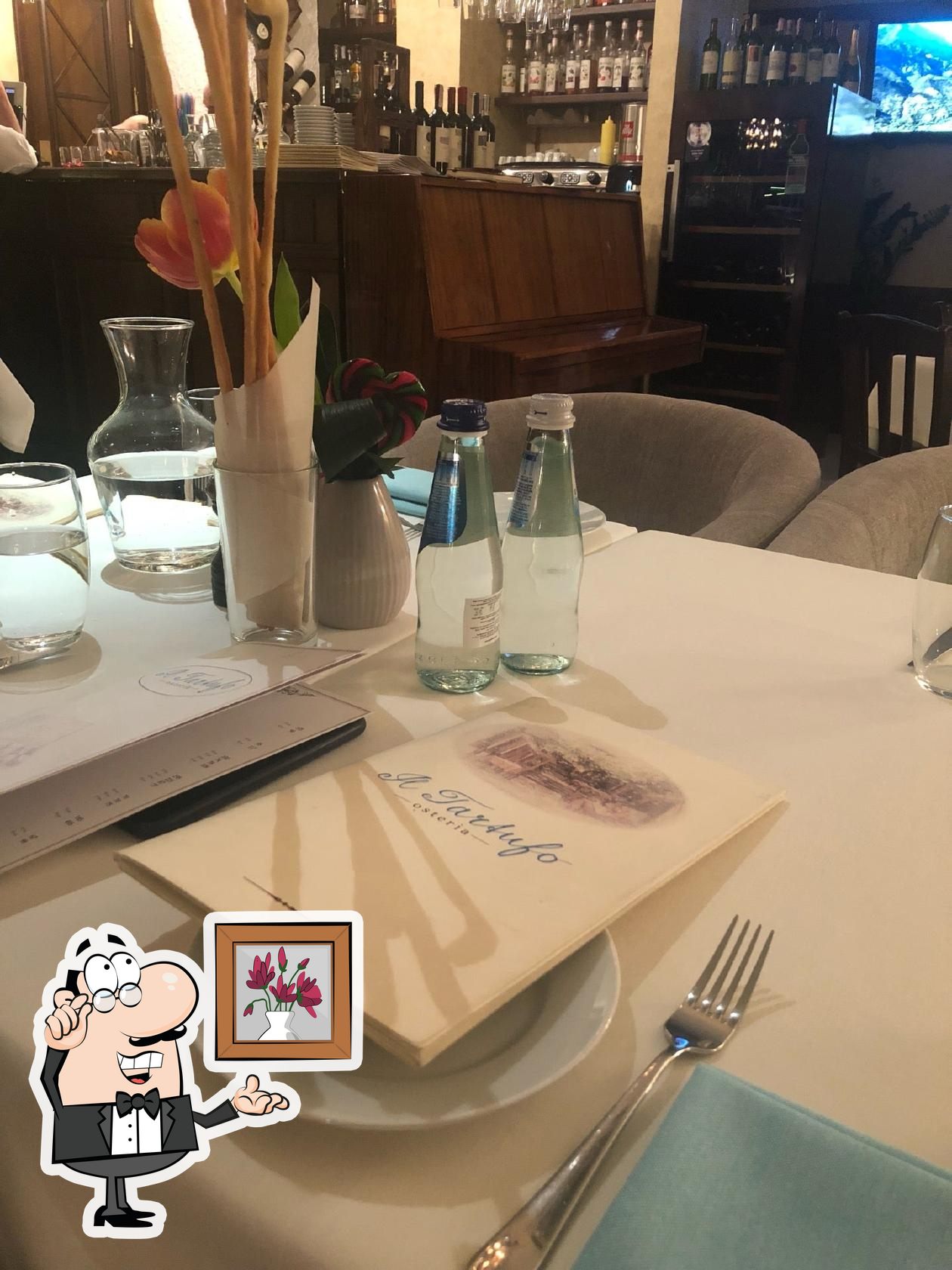 Интерьер "Osteria il Tartufo".