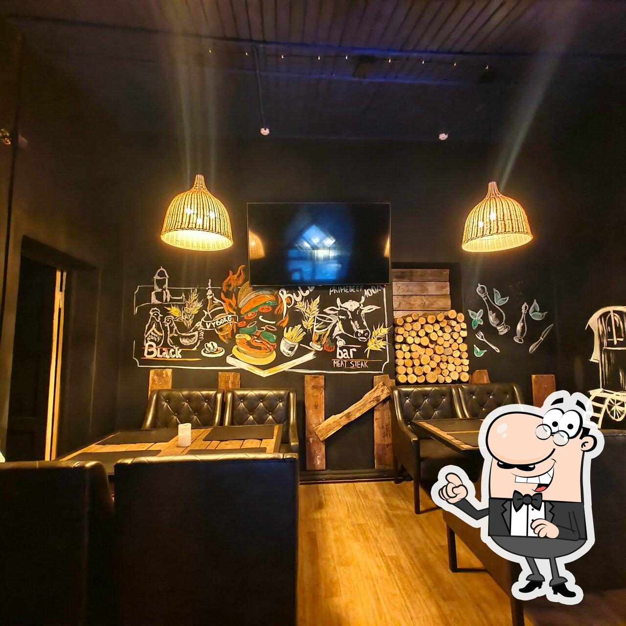 Интерьер "Black Bull&Bar".