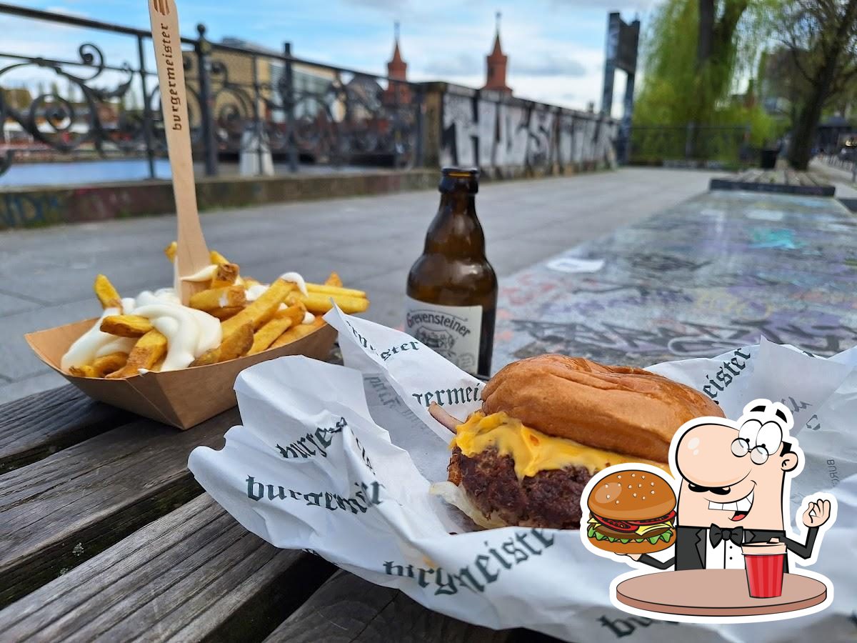 "Burgermeister Schlesisches Tor" предлагает   широкий ассортимент  вариантов для любителей гамбургеров.
