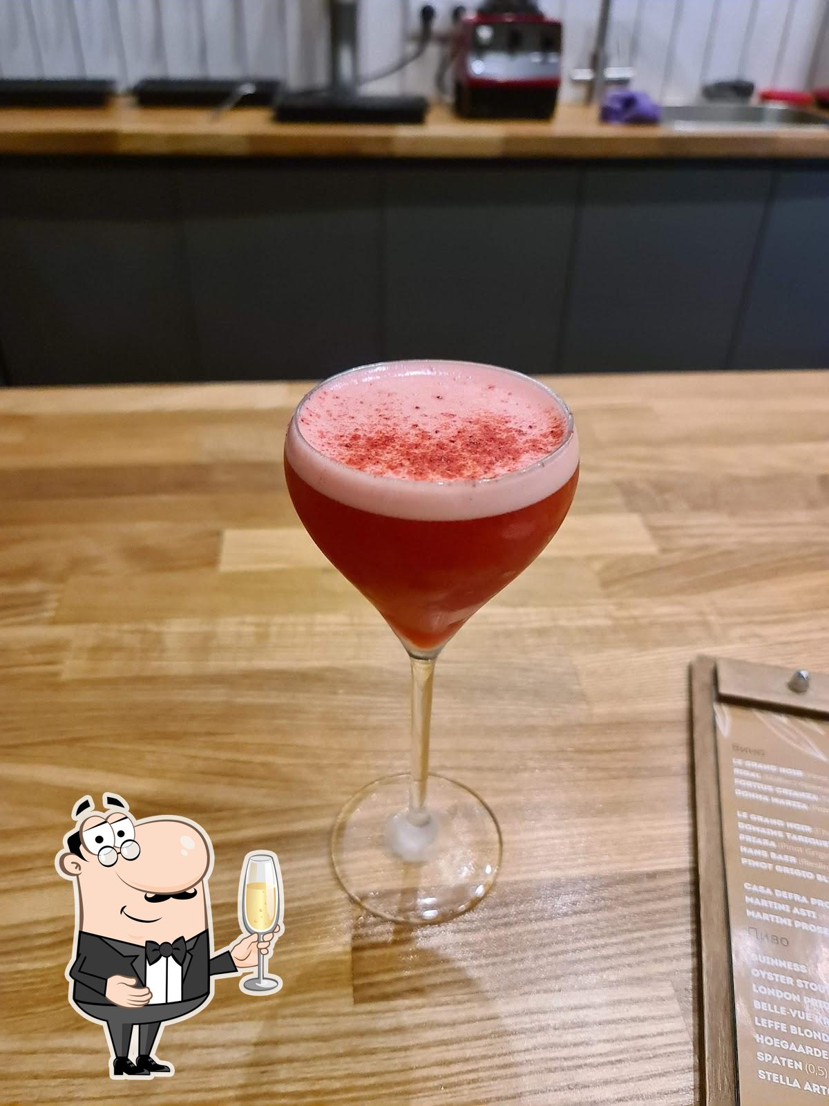 В "Rock N Burger - Burger bar & Sidreria" можно заказать  различные алкогольные напитки.