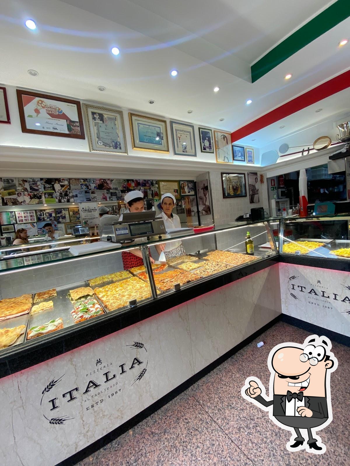 Посмотрите на внутренний интерьер "Pizzeria Italia dal 1987".