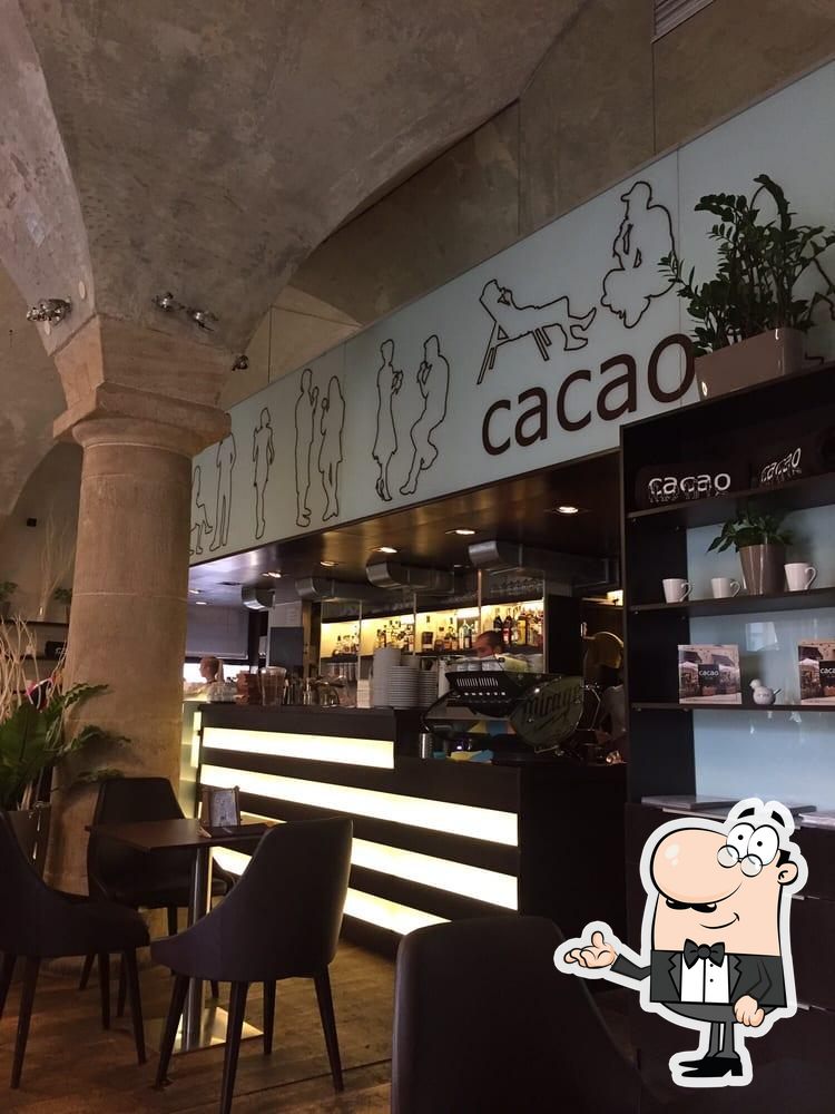 Посмотрите на внутренний интерьер "Cacao Prague".
