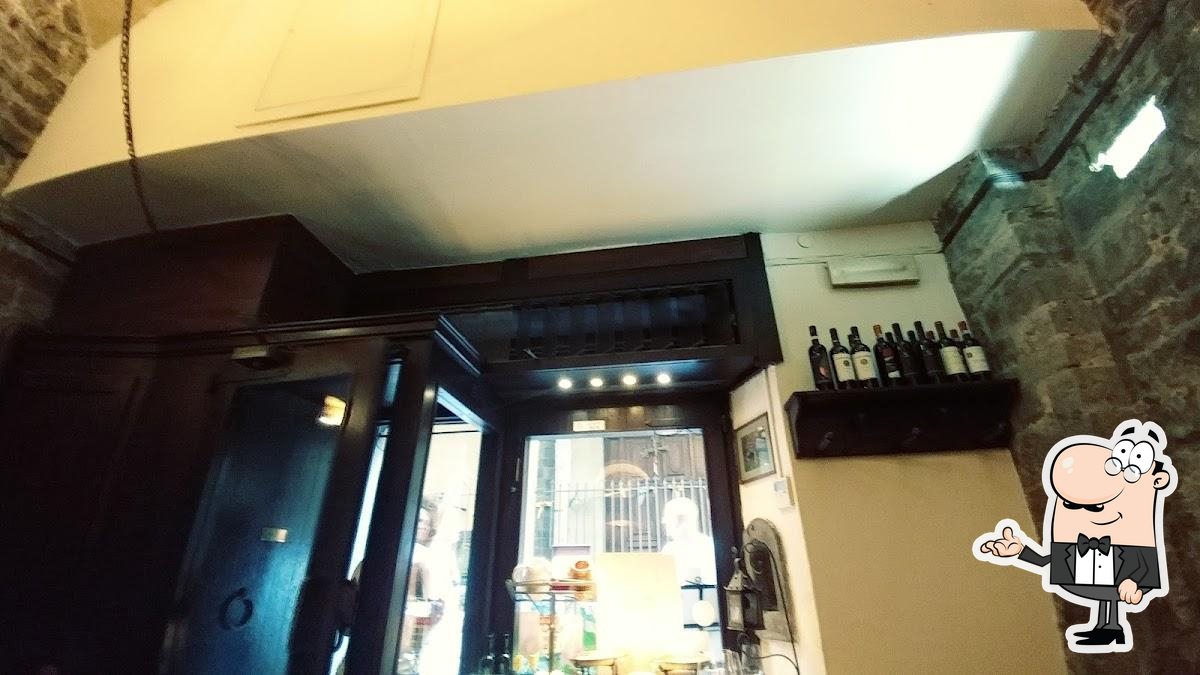 Интерьер "Osteria del Cinghiale Bianco".