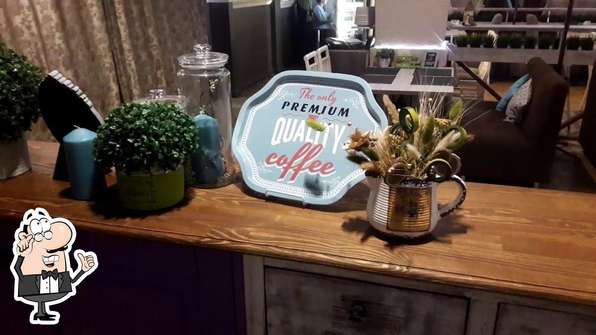 Интерьер "Trattoria la mia".