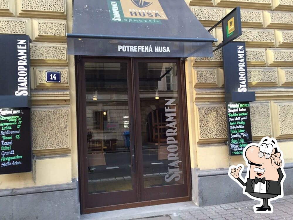 Интерьер "Restaurace Hybernská".