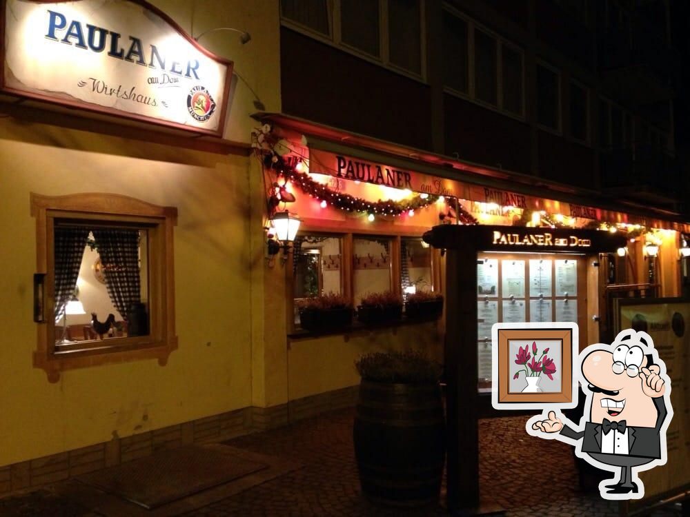 Посмотрите на внутренний интерьер "Restaurant Paulaner am Dom".