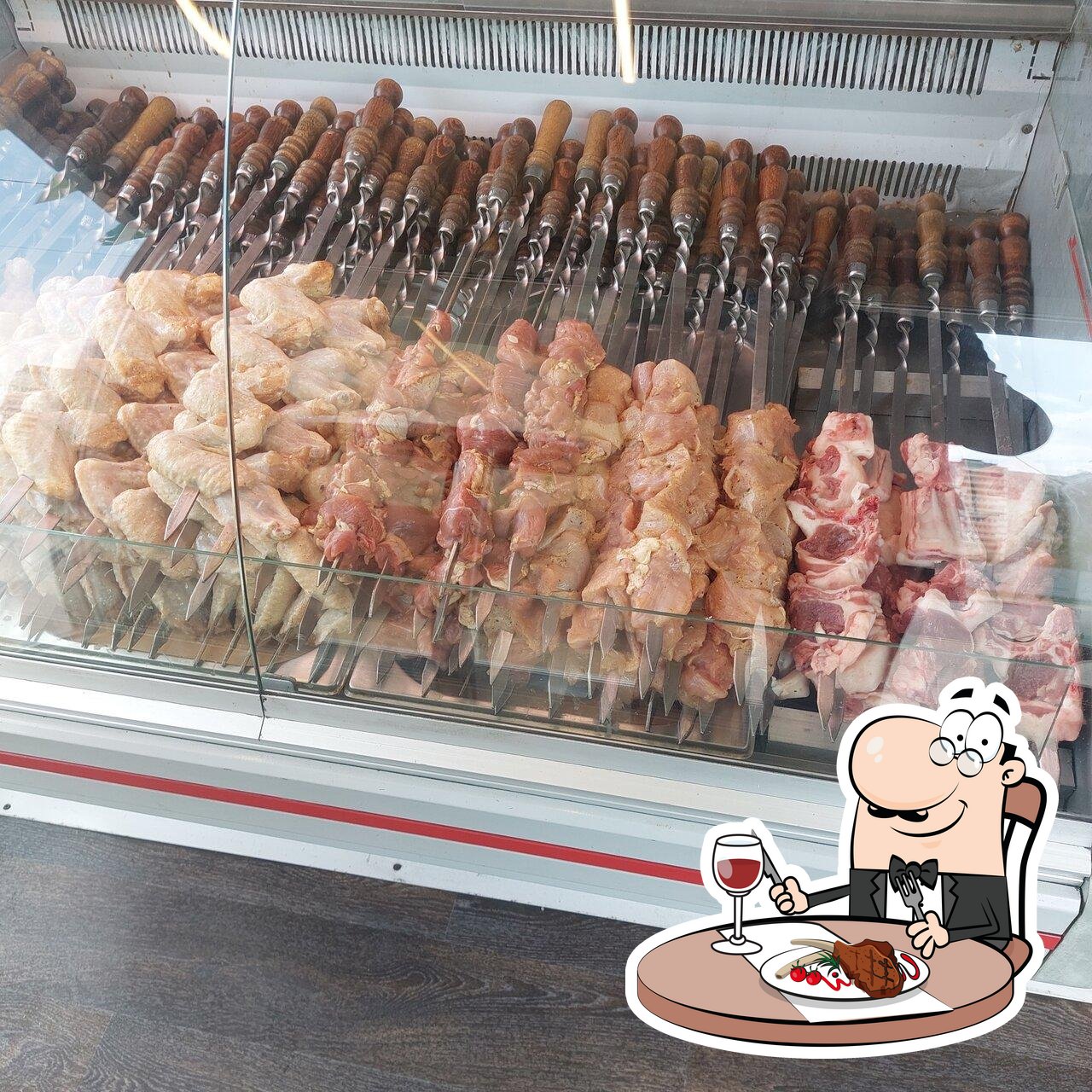 "Шашлычная № 1" предлагает мясные блюда.