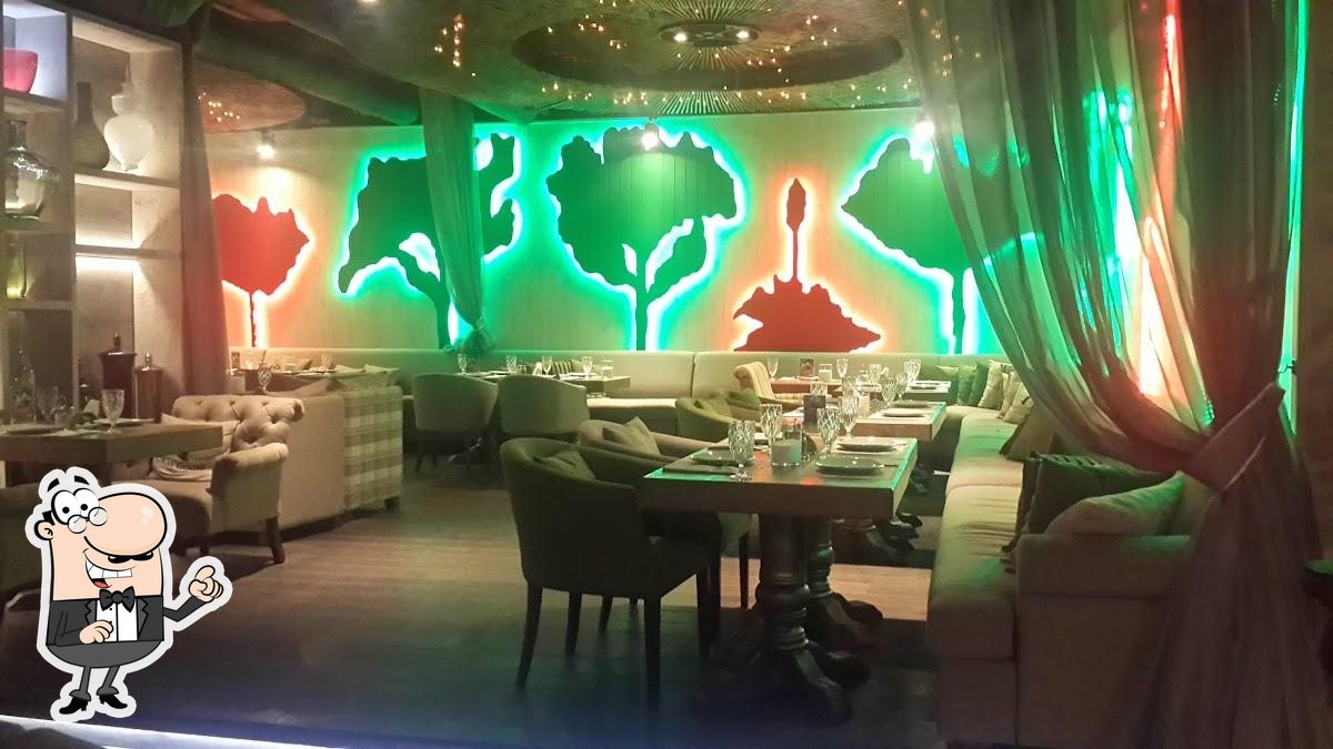 Посмотрите на внутренний интерьер "Gray Goose".