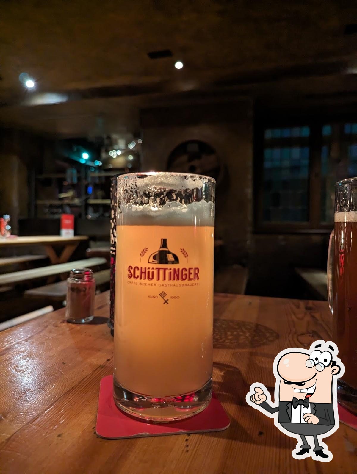 Интерьер "Schüttinger Gasthausbrauerei".