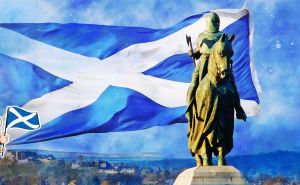 The Scottish Battle of Bannockburn anniversary in Stirling, the UK