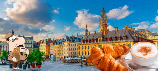 Where to find traditional French breakfast in Lille — fresh pastries included