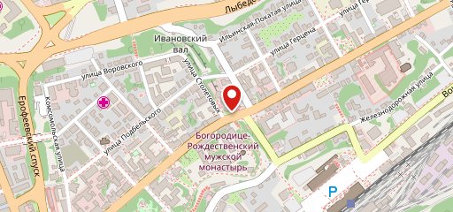 Столовая на карте