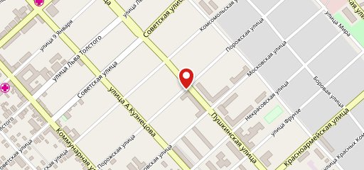 Фастфуд на карте