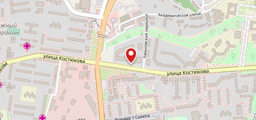 Сидрерия на карте