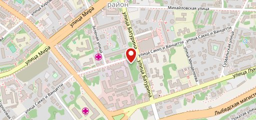 Горбушкинъ на карте