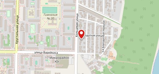 Городок на карте