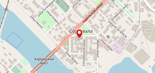 Я люблю Сортавала на карте