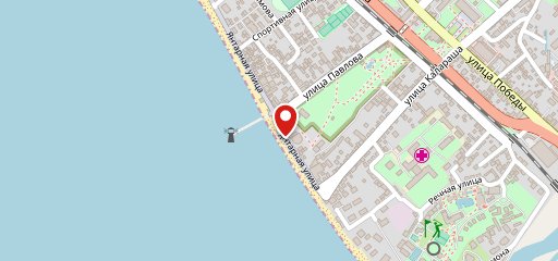 Прибой на карте