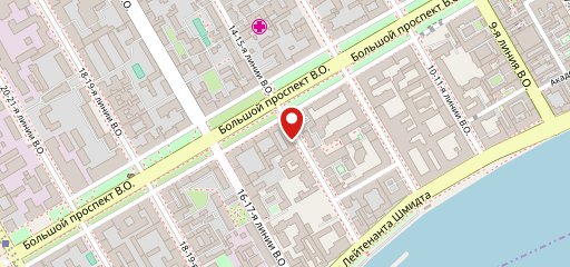 Столовая на карте