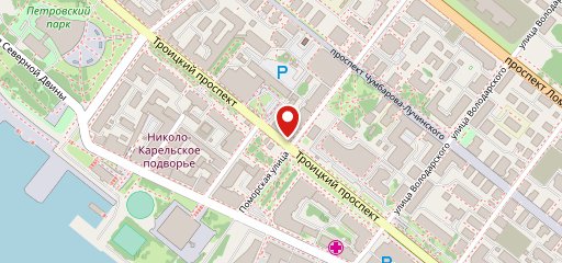 Поморский на карте