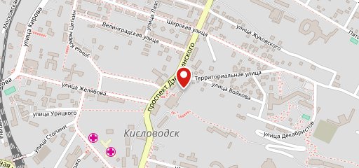 Ресторан Кисловодск на карте