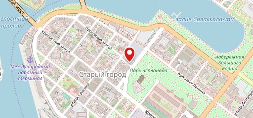 Круглая башня на карте